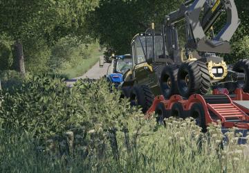 NMC 3-Axle Transport Trailer version 1.0.0.1 for Farming Simulator 2019 (v1.6.x)