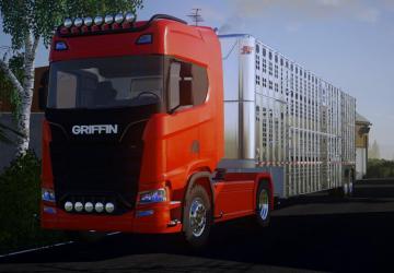 NMC Griffin Semi version 1.1 for Farming Simulator 2019 (v1.6.0.0)