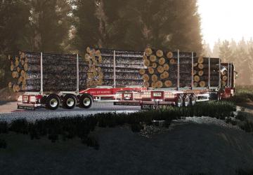 NMC Log Trailer Pack version 1.0.0.0 for Farming Simulator 2019 (v1.5.x)