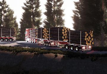 NMC Log Trailer Pack version 1.0.0.0 for Farming Simulator 2019 (v1.5.x)