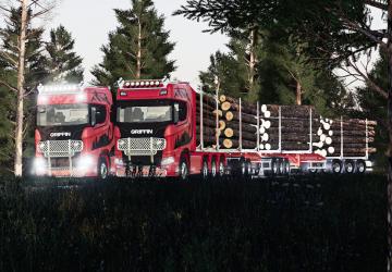 NMC Log Trailer Pack version 1.0.0.0 for Farming Simulator 2019 (v1.5.x)