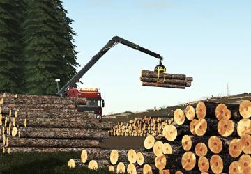 NMC Timber Loader version 1.0.1.0 for Farming Simulator 2019 (v1.6.x)