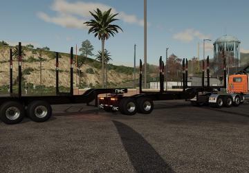 NMC US Log Trailers version 1.0.0.0 for Farming Simulator 2019 (v1.5.x)