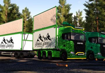 NMC Woodchip Transport Pack version 1.0.0.0 for Farming Simulator 2019 (v1.7.x)
