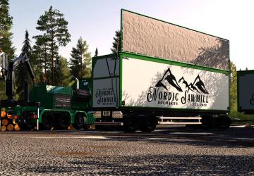 NMC Woodchip Transport Pack version 1.0.0.0 for Farming Simulator 2019 (v1.7.x)