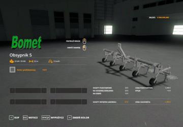 Obsypnik Pack version 1.0 for Farming Simulator 2019 (v1.6.0.0)