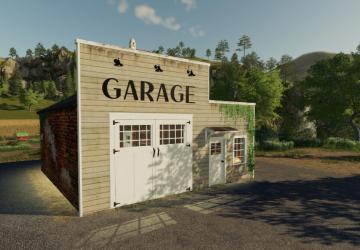 Old American Garage version 1.0.0.0 for Farming Simulator 2019