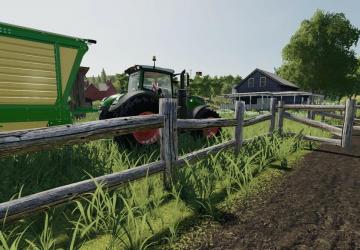 Old Fence With Gate version 1.0.0.1 for Farming Simulator 2019