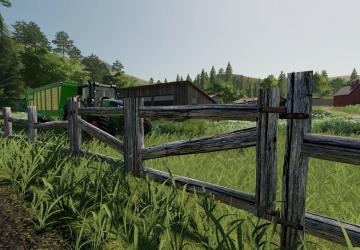 Old Fence With Gate version 1.0.0.1 for Farming Simulator 2019