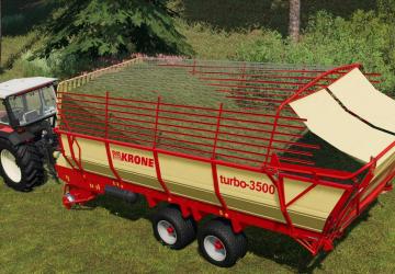 Old Forage Wagons Tandem version 1.0.0.0 for Farming Simulator 2019 (v1.4)