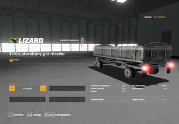 Old Lizard graintrailer version 1.0 for Farming Simulator 2019 (v1.6.0.0)