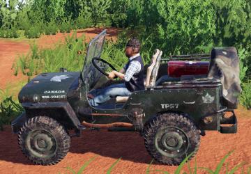Old Willys Jeep version 1.0.0.0 for Farming Simulator 2019 (v1.7.1.0)