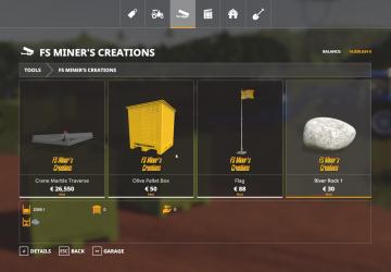 Olive Pallet Box version 0.5 for Farming Simulator 2019 (v1.5.1.0)