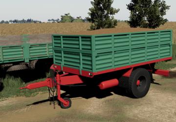 One Axle Trailer version 1.1.0.0 for Farming Simulator 2019 (v1.7x)