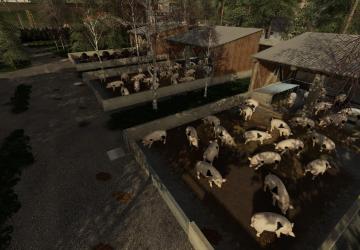 Outdoor Piglet Husbandry version 1.0.0.0 for Farming Simulator 2019 (v1.5.х)