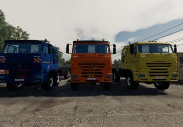 KamAZ-65228 Pack version 1.1 for Farming Simulator 2019 (v1.4.x)