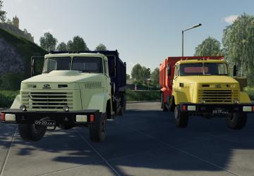 KrAZ-65055 Pack version 09.03.20 for Farming Simulator 2019 (v1.5.x)