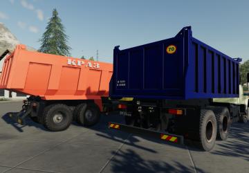KrAZ-65055 Pack version 09.03.20 for Farming Simulator 2019 (v1.5.x)
