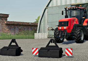 Counterweight Pack for MTZ version 1.0 new for Farming Simulator 2019 (v1.4.1.0)