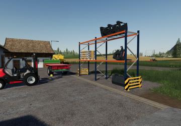 Pallet Rack version 1.0.0.0 for Farming Simulator 2019