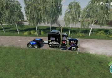 PETERBILT 379 WWE version 1.0 for Farming Simulator 2019 (v1.3.0.1)