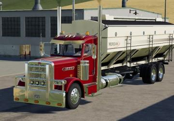 Peterbilt 388 Tender Truck version 2.0 for Farming Simulator 2019 (v1.3.х)