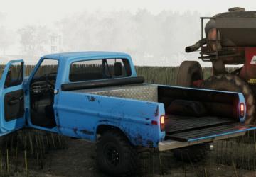 Pickup F-100 1975 And Fuel Tank version 2.0.0.0 for Farming Simulator 2019 (v1.7x)