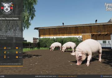 PIG BREEDING / SCHWEINEZUCHT MOD version 1.0 for Farming Simulator 2019 (v1.3.0.1)