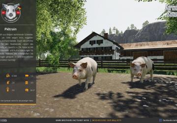 PIG BREEDING / SCHWEINEZUCHT MOD version 1.0 for Farming Simulator 2019 (v1.3.0.1)