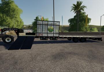PJ Flat Deck 40ft Lawn Care Trailer version 1.0.0.1 for Farming Simulator 2019 (v1.3.x)