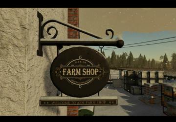 Placeable Farm Shop version 1.1 for Farming Simulator 2019 (v1.5.1.0)