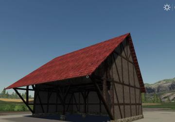 Placeable Half-Timbered Barn version 1.0 for Farming Simulator 2019 (v1.2.0.1)