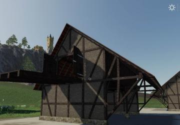 Placeable Half-Timbered Barn version 1.0 for Farming Simulator 2019 (v1.2.0.1)