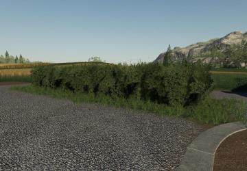 Placeable hedge version 1.0.0.0 for Farming Simulator 2019 (v1.3.х)
