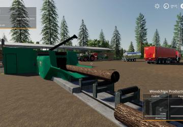 Placeable Jenz GC Wood Chipper version 1.0.0.0 for Farming Simulator 2019 (v1.4х)