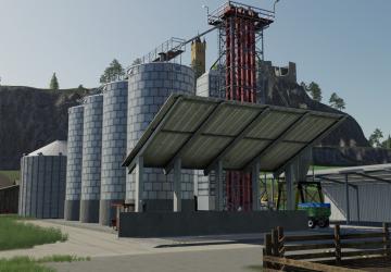 Placeable KS67 Grain Silo version 1.0.0.0 for Farming Simulator 2019 (v1.7.x)