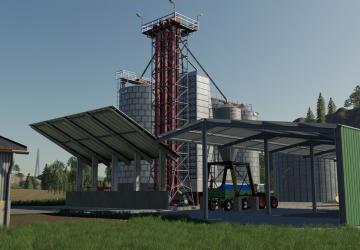 Placeable KS67 Grain Silo version 1.0.0.0 for Farming Simulator 2019 (v1.7.x)