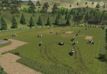 Placeable Open Range Cow Pasture version 1.0.0.0 for Farming Simulator 2019 (v1.2.0.1)