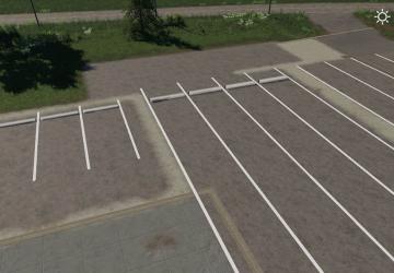 Placeable parking spot modpack version 1.0.0.0 for Farming Simulator 2019 (v1.4)