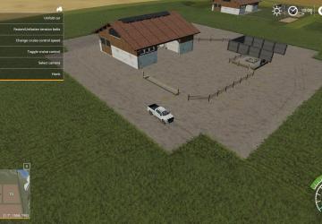 Placeable Small Cow Yard version 1.0 for Farming Simulator 2019 (v1.2.0.1)
