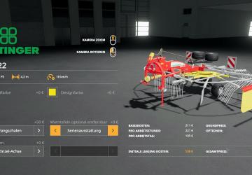 Poettinger Top 422 version 1.3.0 for Farming Simulator 2019 (v1.4х)