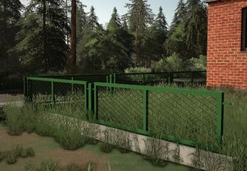 Polish Metal Fence (Prefab*) version 1.0.0.0 for Farming Simulator 2019 (v1.7.x)