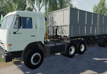 MMZ Semi-Trailer version 1.1.0.2 for Farming Simulator 2019 (v1.6.x)