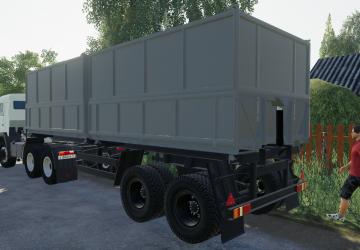 MMZ Semi-Trailer version 1.1.0.2 for Farming Simulator 2019 (v1.6.x)