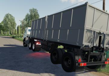 MMZ Semi-Trailer version 1.1.0.2 for Farming Simulator 2019 (v1.6.x)