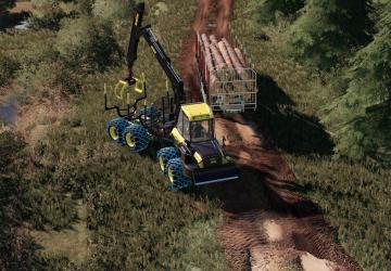 Ponsse Bison Shuttle version 1.0.0.0 for Farming Simulator 2019 (v1.5.x)