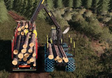 Ponsse Bison Shuttle version 1.0.0.0 for Farming Simulator 2019 (v1.5.x)