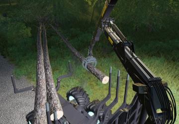 Ponsse Buffalo With Clamping Stake version 1.0.0.0 for Farming Simulator 2019 (v1.3.х)