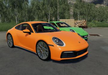 Porsche Carrera 4S version 1.0.0.0 for Farming Simulator 2019 (v1.5.x)