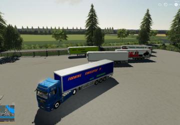 Schmitz Trailer 4 version 5.0.0.7 for Farming Simulator 2019 (v1.7.1.0)